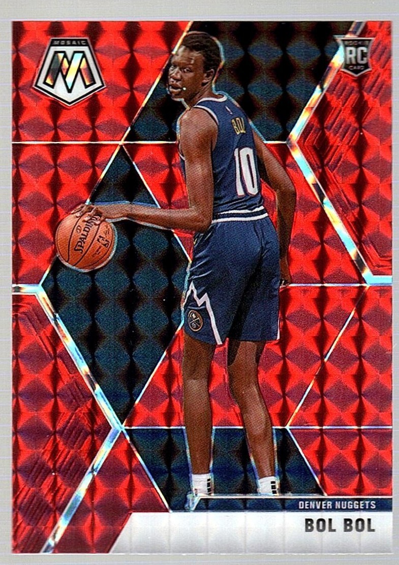 2019-20 Panini Mosaic Red Bol Bol Rookie Denver Nuggets #222