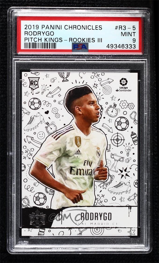 2019 Panini Chronicles Pitch Kings Rookies III Rodrygo #R3-5 PSA 9 MINT RC 11ao