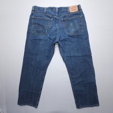 Vintage / Y2K Levi's 505 Regular Straight Jeans Mens 40 x 30 Dark Wash 38 x 29 