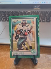 2025 Panini Donruss - Terrell Owens #26 Press Proof Green Philadelphia Eagles