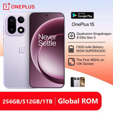 VAT Free! OnePlus 15 Oxygen OS 5G Mobile Snapdragon 8 Elite Gen5, 7300mAh 120W