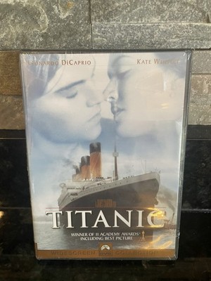 Titanic 1997 Paramount Picture Leonardo Di Caprio & Kate Winslet Widescreen DVD