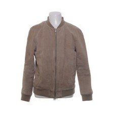 King x Jofama, Bomberjacke, Herren, Größe: 50, Beige, Leder/Polyester #njI