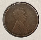 1909 P US Lincoln Wheat Penny Copper Coin (C) First Year