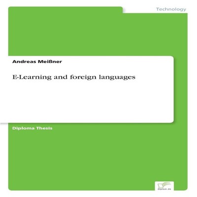 E-Learning and foreign languages BoD Third Party Titles Paperback