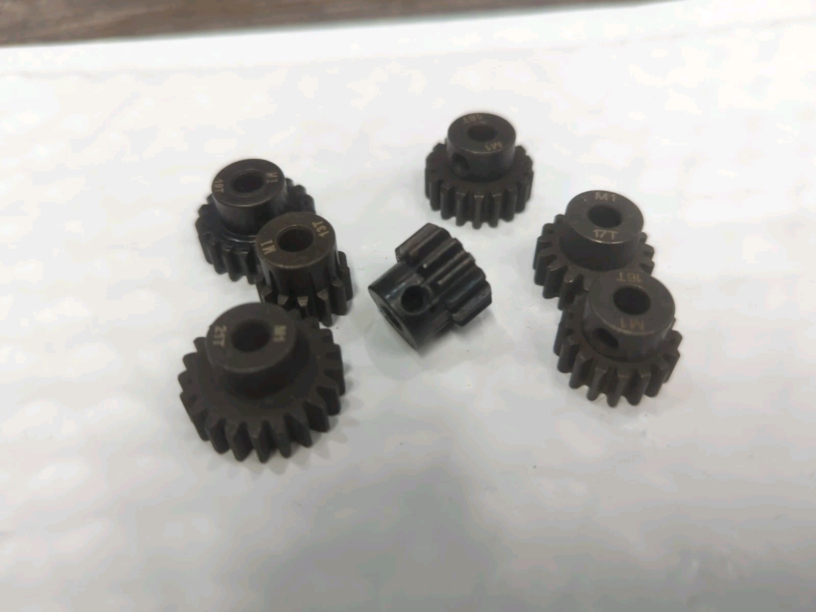 M1 Steel RC Pinion Gear 5mm Bore For Mod 1 RC Car Spur Gear Fits Brushless Motor