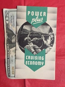 c.1938 MERCURY "MERCURY '8' / POWER + CRUISING ECONOMY" Car Dealer Brochure