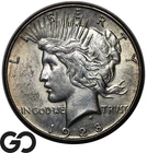 1928-S Peace Dollar, Tougher Choice Uncirculated++ Better Date