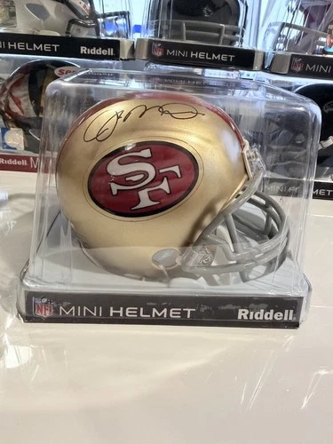 Joe Montana Signed San Francisco 49ers Throwback Riddell VSR4 Mini Helmet Rare