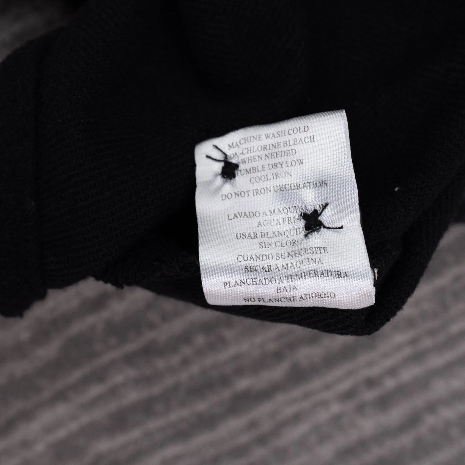 Distortion Shirt Jacket Mens Large Black Good Wool Blend Shacket 1FL5056M - product detail image 9
