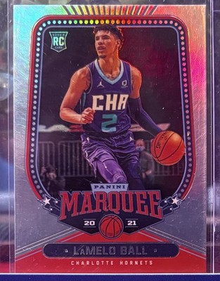 LAMELO BALL Marquee RC 2020 Panini Chronicles CHARLOTTE HORNETS Rookie Card #266
