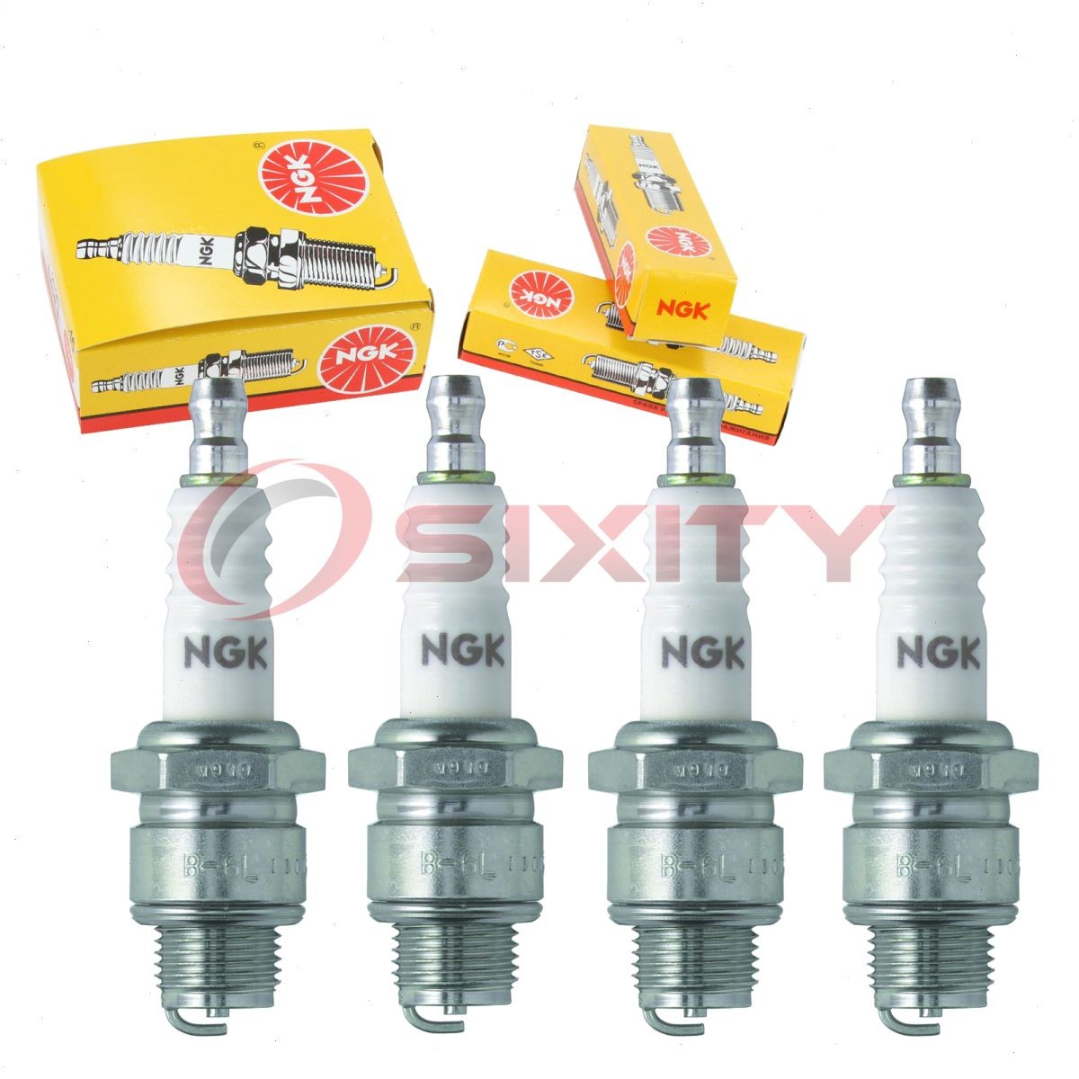 4 pc NGK 3212 B-6L Standard Spark Plugs for W16LS SP474 SP473 RH8C RH12 uv