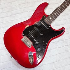 Squier by Fender Silver Series Stratocaster Electric Guitar Red Made in Japan