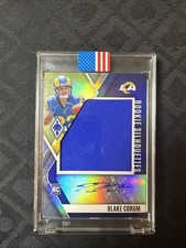 2024 Phoenix Blake Corum Rookie Silhouettes Hologram Patch MEM,RPA RC, SSP#/75