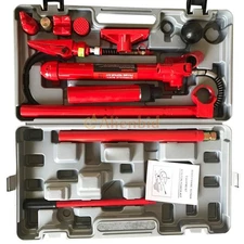 10 Ton HD Porta Power Hydraulic Jack Shop Equipment AutoBody Frame Repair Tools