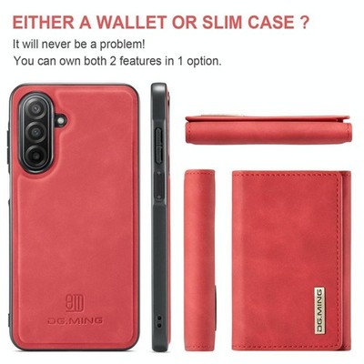 DG.MING M1 3-Türer Magnetische Wallet Case für Samsung Galaxy A17 4G/5G