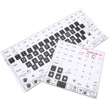 Keyboard Stickers PVC Clear Frosted Pattern Decorative DIY Cute Style Keyca XKEV