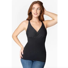 NWT Belly Bandit Mother Tucker Compression Shapewear Nursing Tank, Black Small