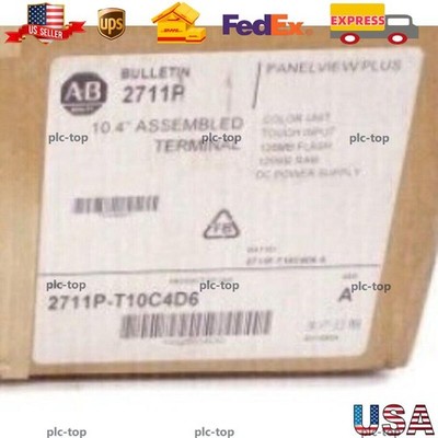 Allen Bradley 2711P-T10C4D6 /A PanelView Plus 2711PT10C4D6 US Free Tax