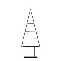 Mica Decorations Dekoration Weihnachtsbaum - L34 X B12 X H90 Cm - Eisen - Schwar