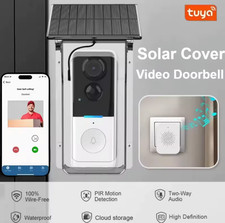Smart WiFi Video Doorbell Camera Solar 2-Way Audio Motion Waterproof HD Camera