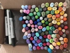 Lot Of 135 Copic Sketch Ciao Letraset Prismacolor Markers LOOK!