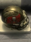 TOM BRADY SIGNED AUTOGRAPHED TAMPA BAY BUCCANEERS RIDDELL MINI HELMET