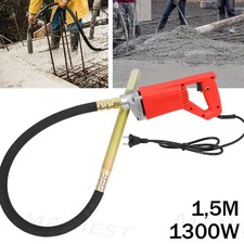 Betonrüttler Rüttelflasche Flaschenrüttler Betonverdichter + Schlauch 1300W 220V