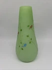 Fenton Kim Barley Signed Limited Green Layered Vase