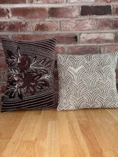 Ralph Lauren Barkin Embellished Velvet Decorative Throw Pillow 12"x16" MSRP 275