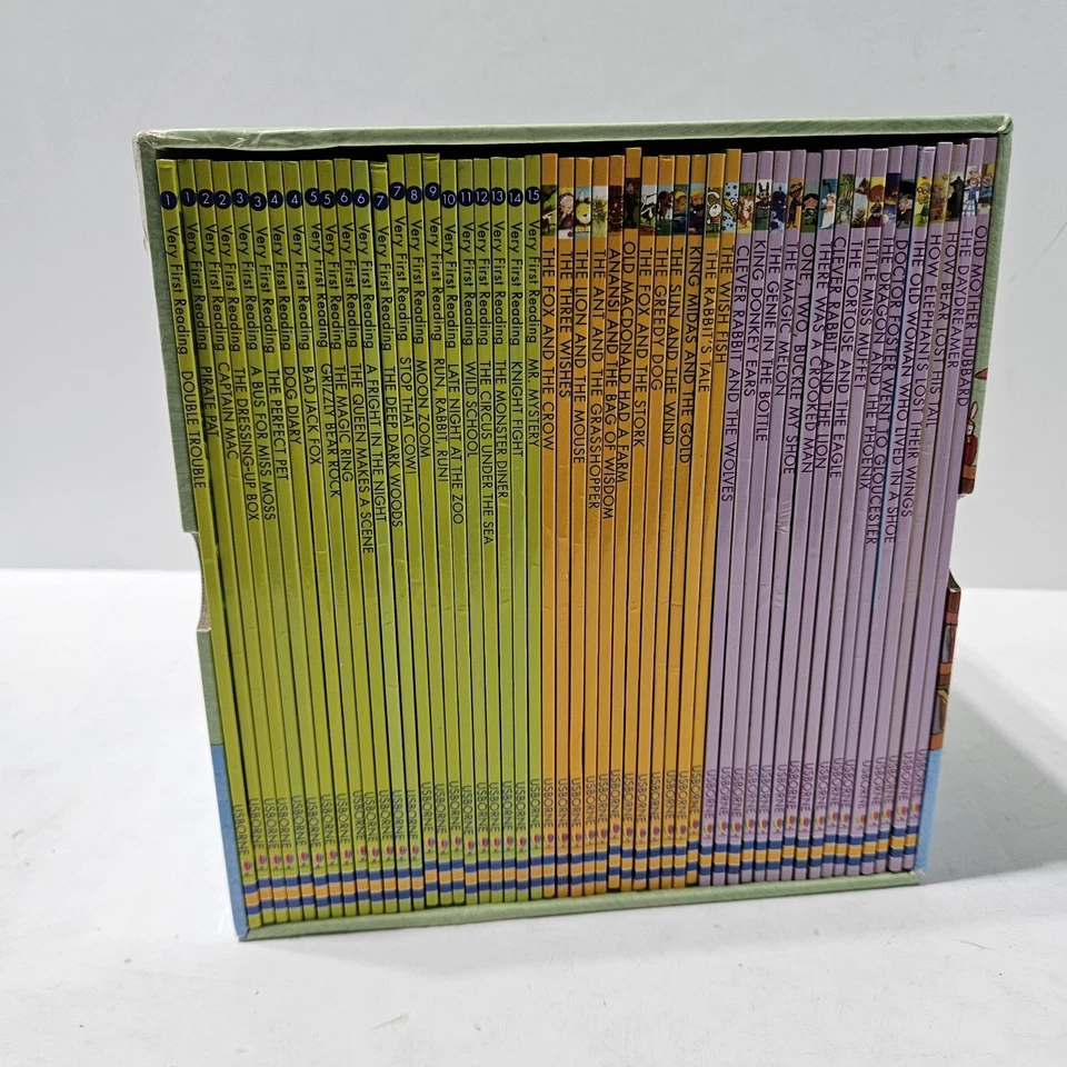 My First Reading Library Complete Box Set of 50 Books Usborne Kids Books - Image 2 of 4