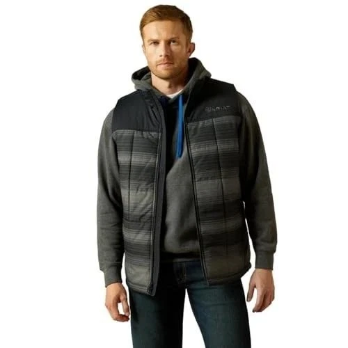 Ariat Mens Crius Insulated Vest Serape Black Quilted Puffer XL Tall 10062899