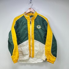 Vintage 90s Starter Green Bay Packers Windbreaker Jacket Youth Large