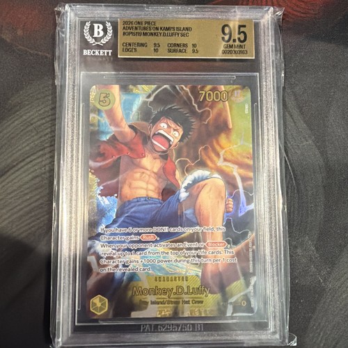 2026 ONE PIECE OP15-EB04-ADVENTURE ON KAMI'S ISLAND #119 MONKEY D. LUFFY bgs 10
