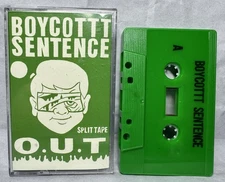 Boycottt Sentence, O.U.T Split Tape - Japanese - Punk - OOP - Tested & Working