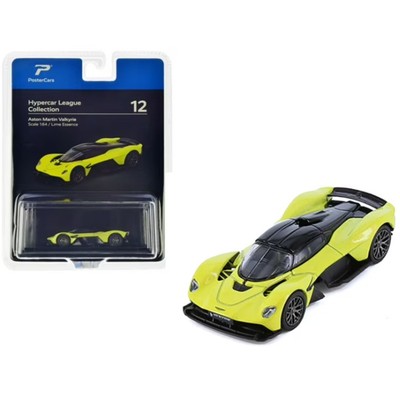 POSTERCARS 1:64 Aston Martin Valkyrie ''Lime Green'' Hypercar League Collection#12