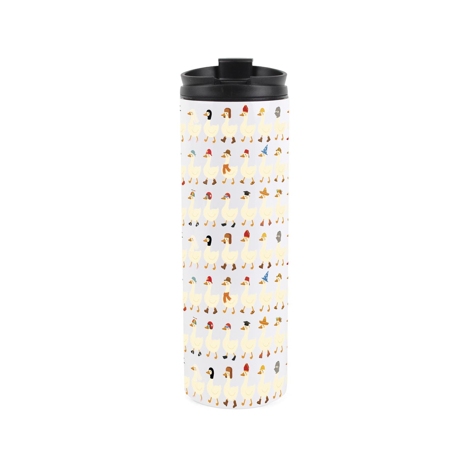 Fancy Dress Silly Goose Travel Flask - Reusable Stainless Steel Tumbler Mug Gift