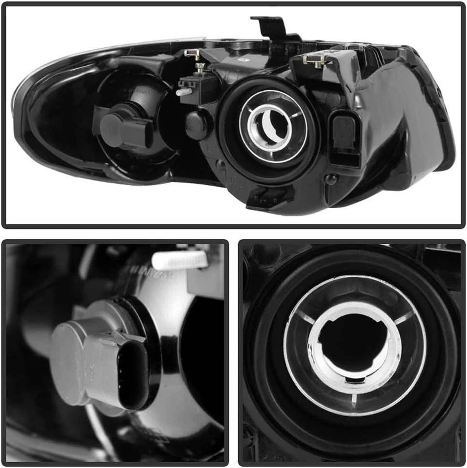 Par de faros de repuesto para Chrysler Town & Country 2005-2007 Foto 3 de 3