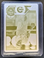 Marketplace image: 2023 Topps Chrome Dansby Swanson Printing Plates Yellow #1/1 Cubs