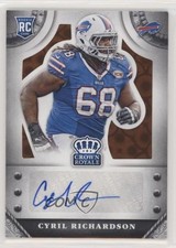 2014 Panini Crown Royale Retail Bronze Pyramid 7/75 Cyril Richardson Auto a3q