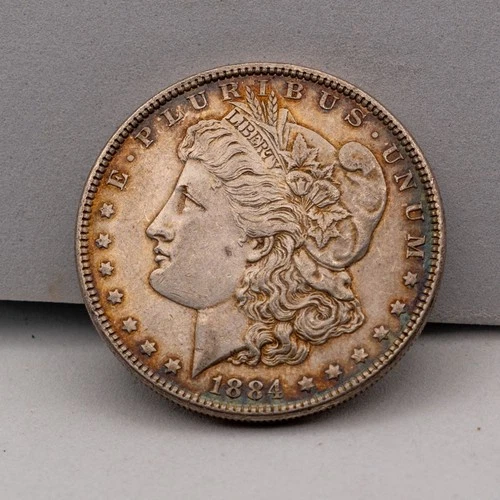 1884 Morgan Silver Dollar – XF-AU Details – Nice Original Toning – $1 Silver