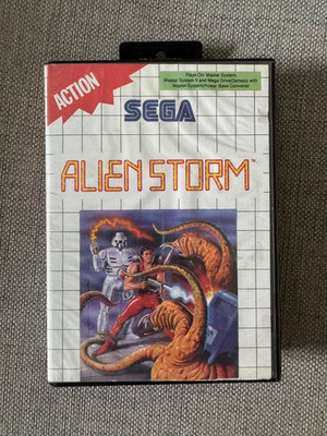 Master System ALIEN STORM Game PAL REGION FREE (Works on US Consoles)