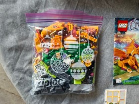 100% Complete LEGO Elves Friends 41175 Fire Dragons Lava Cave W/instructions