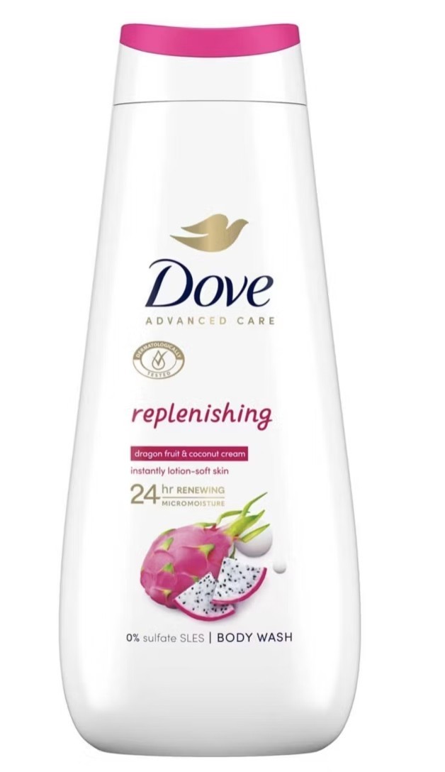 Dove Advanced Care Body Wash Replenishing Dragon Fruit & Coconut Cream 400ml
