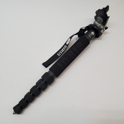 Sirui P 326 Carbon Fiber Monopod + SLIK DQ 20 Quick Release Adapter Bundle