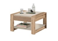Couchtisch Feli Schublade Kaschmir Evoke Eiche Dekor 70X42X70 Cm Wohnzimmertisch