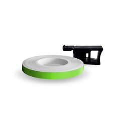 Wheel Stripes per Cerchi Moto Race Verde Kawasaki 7 mm x 7 mt con Applicatore