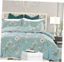 Duvet Cover Set 3 Pieces 104X90 Size 1 Duvet Cover  2 Pillow King Teal