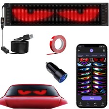 Devil Eyes Light: Devil Eyes LED Display 47  12CM with Bluetooth App, LED ...
