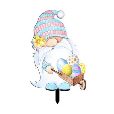 Cartoon Gnome Yard Decorative Garden Stakes Signs for Outdoor Garden Yard Party